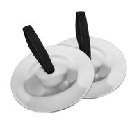 NULYLU 2 Pairs Finger Dialing Cymbal Dancer Party Supplies Finger Cymbals Dancing Zills Cymbals for Symbols Instrument Meinl Cymbals Mini Cymbals Belly Dancing Tai Chi Bell Castanets