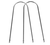 NULYLU 2 Pcs U Shaped Key Tool Car Dvd Head Units CD Player Metal Radio Removal Tools Kit Easy Disassembly Simultaneous Operation for Removal and Installation for Mechanics and Amateurs