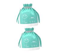 NULYLU 2 Rolls Face Towel Disposable Facial Paper Towel 7.86x7.86x0.04inch Remove Makeup Residue Simple and Convenient Viscose Acetal Fibre for Women Daily Skincare
