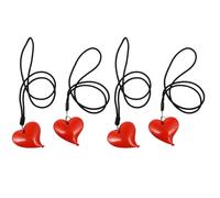 NULYLU 2 Sets Stroller Blanket Holders Heart Shape Clips for Babies Parents Multifunctional Smooth Clamp Abs Nylon Material Outside Pushchair Canopy Use
