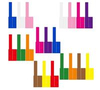 NULYLU 20 Sheets of Self-Adhesive Cable Labels with Printable Design for Wire Management, Colourful Look and Wide Range of Uses, for Organising Cables in Offices and Homes