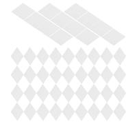 NULYLU 200pcs Quilting Paper Templates DIY Sewing Stencils Patchwork Paper Piecing Tools for Crafts School Projects Large #6 Diamond Shape for Beginners