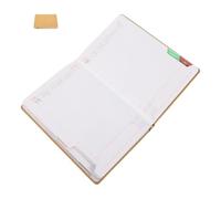 NULYLU 2026 Daily Organizer Notebook A5 Pu Cover Small Size Planner with 12-month Weekly and Monthly Calendar, Optimized for Academic Success and Effective Time Management, for School