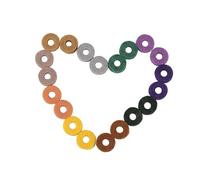 NULYLU 20pcs Felt Washers for Strap Buttons Bass Drum Cymbal Stand Drumming Practice Pad Cymbals Accessory Drum Muffler Pads