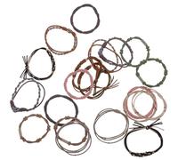 NULYLU 20pcs Retro Bohemia Hair Ties Hair Bands Bohemia Ropes for Girls Party Decorative Accessories