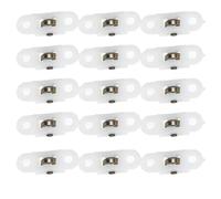 NULYLU 20pcs Small Nylon Pulley Wheels for Screen Window Sliding Doors, Single Wheel Rollers for Cupboard and Drawer Track Accessories, Sliding Door Hardware for Wardrobe and Cabinet