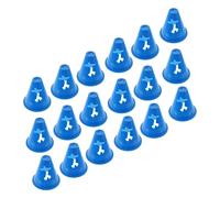 NULYLU 20Pcs Small Sports Spot Marker Cones for Roller Skating Soccer Training Agility Practice Compact Athletic Cones for Indoor Outdoor Skill Improvement