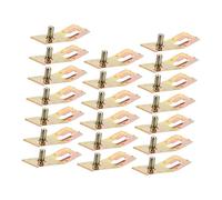 NULYLU 20pcs Teardrop Pallet Rack Safety Clip Universal Safety Pin for Pallet Racking Heavy Duty Beam Puller Clip for Teardrop Systems