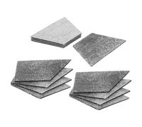 NULYLU 24pcs Pool Table Cushion End Facings 3mm Rubber Bumper Pads for Billiard Table Pocket Protection Corner Inserts Accessories for Maintenance