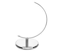 NULYLU 25cm Globe Base Replacement for Terrestrial Globe with Silver Finish Enhances Functionality and Easy Observation for Learning and Decoration