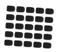 NULYLU 25pcs Microphone Sponge Covers Windproof Mic Protective Cover for Clip Microphone Use Headset