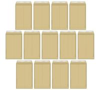 NULYLU 25pcs Multifunctional File Bags Student Storage Bags 12.73x9.00x0.08in Thickened Paper Composted Versatile Business Direct Mail Document Envelopes