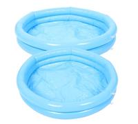 NULYLU 2pairs Inflatable Foot Basin Set Pump Portable Round Foot Bath for Soaking and Spa Use for Home and Travel Compact Lightweight and Family-friendly Design