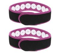 NULYLU 2pcs Acupressure Headband for Relaxation, Lightweight Adjustable Acupuncture Wrap with Spike Massage Belt to Head Fatigue and Stress, Suitable for Yoga and Meditation