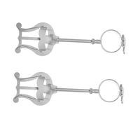 NULYLU 2pcs Adjustable Clarinet Music Clip Portable Lyre Holder for Easy Music Reading and Practice Compatible with Wind Instruments