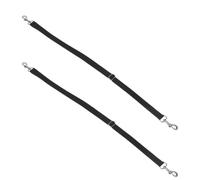 NULYLU 2pcs Adjustable Nylon Horse Blanket Fixing Straps with Double Swivel Snap, Elastic Leg Bands 23" to 52" Length, Protecting Horse's Legs from Chafing and Injury for Stable