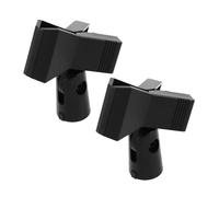 NULYLU 2pcs Adjustable Stand Mic Clip Clip Holder for Desk Multi-mic Mount Spring for Phone Shirt