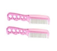NULYLU 2pcs Anti-static Wig Brush for Dolls Portable Wire Hair Comb for Easy Detangling and Styling Lightweight Synthetic Hair Tools for Girls and Women