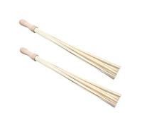 NULYLU 2PCS Bamboo Massage Sticks Wood Back Massager Manual Tapping Tool for Neck Shoulder Lumbar and Leg Muscle Relaxation Portable Therapy Tool for Home and Travel