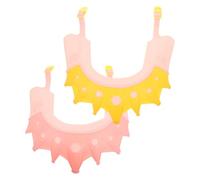 NULYLU 2pcs Bath Hats Shower Visor, Soft and Comfortable Materials, Portable Design, for Bath Time to Protect Eyes and Ears