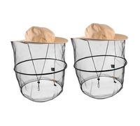 NULYLU 2pcs Beekeeper Hat with Veil Portable Netting Hat for Outdoor Beekeeping and Fishing Breathable Polyester Cotton Mesh Head Net Wide Brim Sun Protection for Gardening and Wilderness