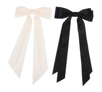 NULYLU 2pcs Bowknot Hair Clips for Women Elegant Double Hair Bows Durable for Everyday Use and Special Occasions with Charming Design