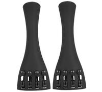 NULYLU 2pcs Cello String Board Carbon Fiber Tailpiece with Fine Tuners for Enhanced Sound Quality and Accurate Tuning Durable Replacement Accessory for Cello Musicians