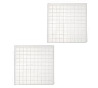 NULYLU 2pcs Cryogenic Tube Box Freezing Tubes Box Pp 100 Grids for 1.5ml 1.8ml Laboratory Refrigerated Sample Storage