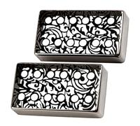 NULYLU 2pcs Decorative Electric Guitar Pickup Hollow Out Design Protective Replacement Parts for Enhanced Sound Pickup and Aesthetic Appeal Easy Installation for Various Instruments