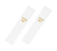 NULYLU 2pcs Decorative Mezuzah Case Mezuzah Wall Plate Lightweight Resin with Intricate Details Elegant Design Safeguarding The Sacred Scroll for Jewish Household Indoor