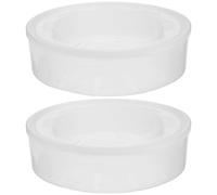 NULYLU 2pcs Diaper Pail Liner Ring Compatible for Genie Diaper Pails - Trash Bin Refill Holder Replacement for Nursery Waste Bag System
