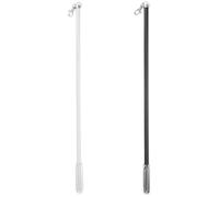 NULYLU 2pcs Drapery Pull Rods Window Blind Tilt Wands Made of Lightweight Aluminum Alloy and Plastic, Compression Resistant Curtain Pull Handles for Home and Living Room Use