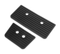 NULYLU 2pcs Drum Pedal Anti-slip Rubber Pads Set Large Small Sizes Nonslip Bass Drum Foot Pedal Pads Sturdy Rubber for Stable Performance