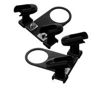 NULYLU 2pcs Dual Airbrush Holder for Makeup Airbrush Printed Stand for Artists Tabletop Organizer for Vanity Desk Storage Rack for Makeup Brushes