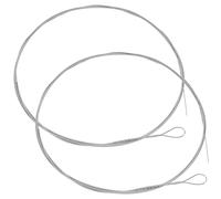 NULYLU 2pcs Dulcimer Steel Strings Replacement Accessories High-tensile Steel Wire Dulcimer Parts for Folk Instrument Repair and String Changing