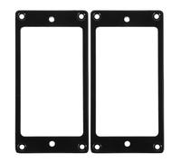NULYLU 2pcs Electric Guitar Metal Pickup Frames Dual Coil Humbucker Pickup Covers for Sound Guitar Parts and Accessories Replacement for Humbucker Plate