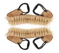 NULYLU 2pcs Exfoliating Back Scrubber for Shower with Anti-Slip Handles, Double-Sided Long Strip Synthetic Fiber Body Scrubber Cloth for Deep Cleaning and Versatile Bathing Use