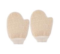 NULYLU 2pcs Exfoliating Bath Gloves Double-sided Shower Mitts for Adults for Deep Cleaning for Gentle Care Washable Body Scrubbing Accessories