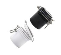 NULYLU 2pcs Eyelash Tanks Leak Storage Containers for Eyelash Extension Adhesives Jars for Travel and Home Use and Colors