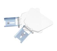 NULYLU 2pcs Grinding Shield Protective Cover for Bench Grinder, Vision Safety Guard with Simple Installation, Sturdy Plastic and Iron Material, for Precision Metal Processing and Workshop