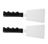 NULYLU 2pcs Handheld Cow Bells for Sporting Events and Parties Loud Cheering Noisemakers for Football Games Weddings and Celebrations Ergonomic Design for Easy Grip and Use