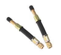 NULYLU 2pcs Heavy Duty Tire Valve Stem Extender Quick Inflation for Cars Motorcycles Durable and Leakproof Valve Cap Extension for Effortless Tire Maintenance