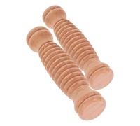 NULYLU 2pcs Manual Massage Tools Wooden Body Roller Deep Tissue Massage Alleviate Muscle Fatigue Portable Handheld Massager After an Intense Workout On-The-go Relaxation