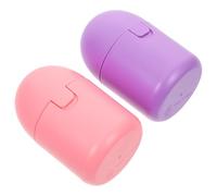 NULYLU 2pcs Menstrual Cups Steamer Storage Box for Women Personal Items Microwave Sterilization Holder Lightweight