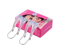 NULYLU 2pcs Nose Bridge Beauty Tool Nose Corrector Clip White Silicone Lift Does Not Affect Breathing Facial Beauty Tool for Daily Use