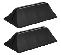 NULYLU 2pcs Plastic Screen Clamp Adjustable Desktop Divider Fixing Clip Sleek Minimalism Design Stable Foundation Reduces Distractions Office Desk Partition Clamp for Office Use