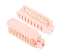 NULYLU 2pcs Portable Folding Hair Combs Mirror Compact Detangling Brush for Hair Types Travel-friendly Design for Women and Men for Quick Styling The Go