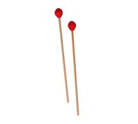 NULYLU 2pcs Professional Marimba Hammer Sticks for Xylophone and Percussion Instruments with Red Head Music Lovers and Comfortable Grip and Precise Play