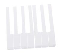 NULYLU 2pcs Professional Piano Keytops Piano Keys Tool White Accessories for Pianist Use Tools