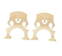 NULYLU 2pcs Quality Maple Cello Bridge Fitted Violin Bridge Wood Grain for Cello Parts